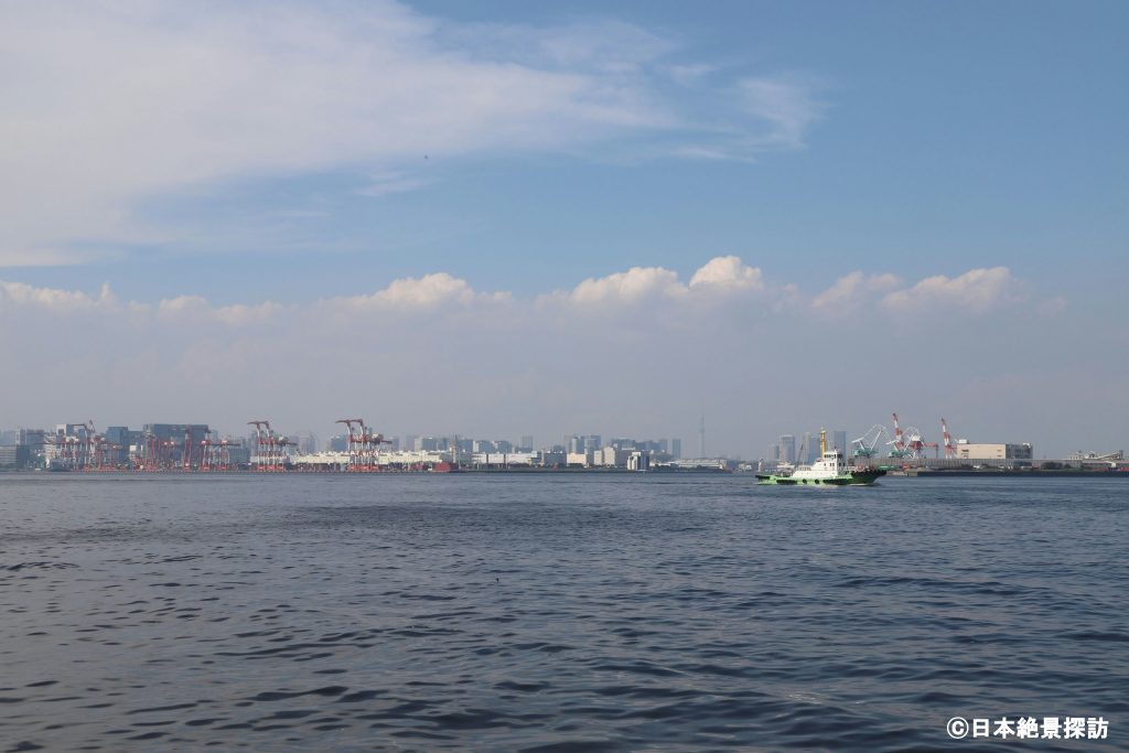 Tokyo Bay and downtown skyline