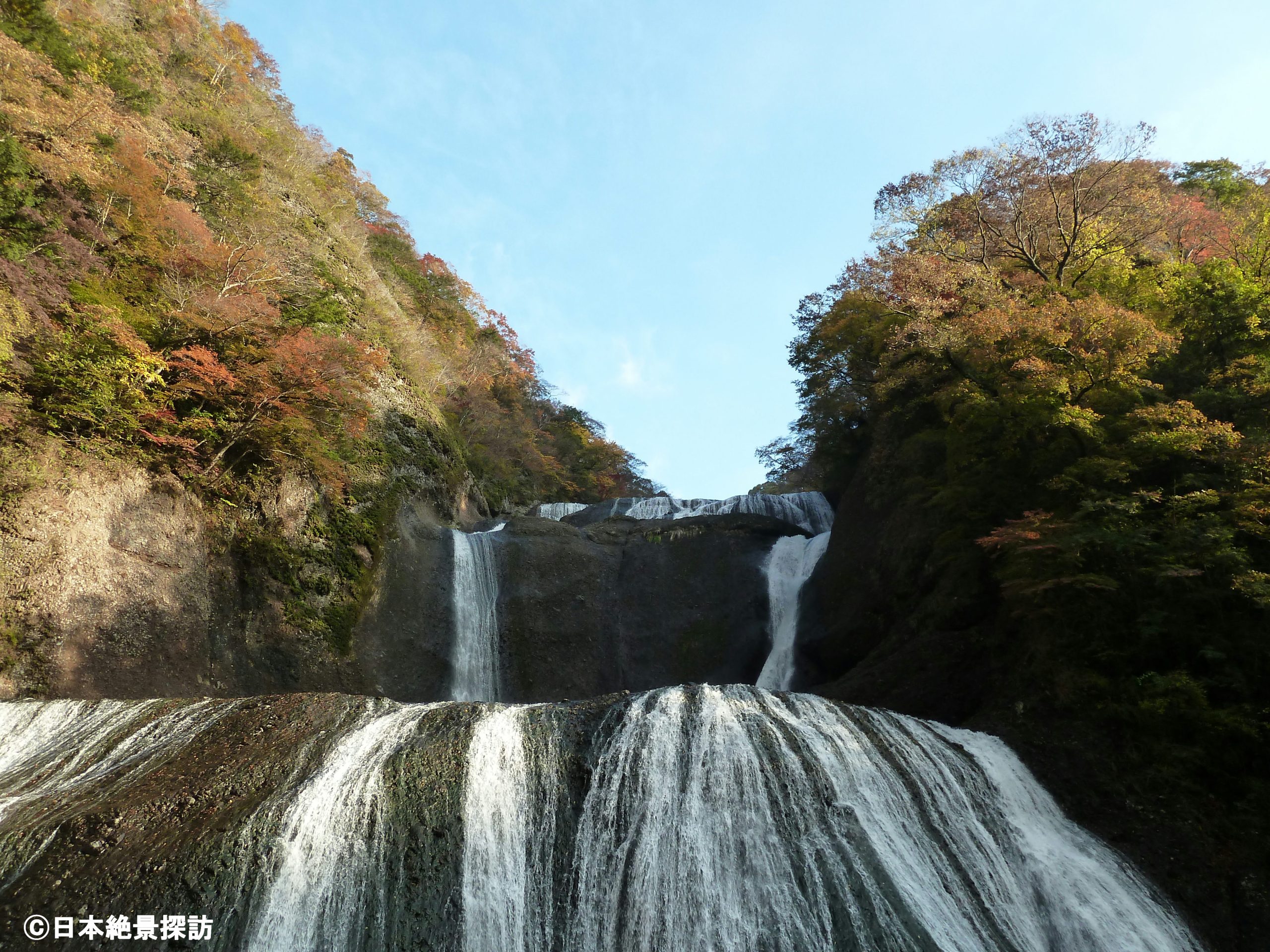 袋田の滝（茨城県大子町）・第一観瀑台より