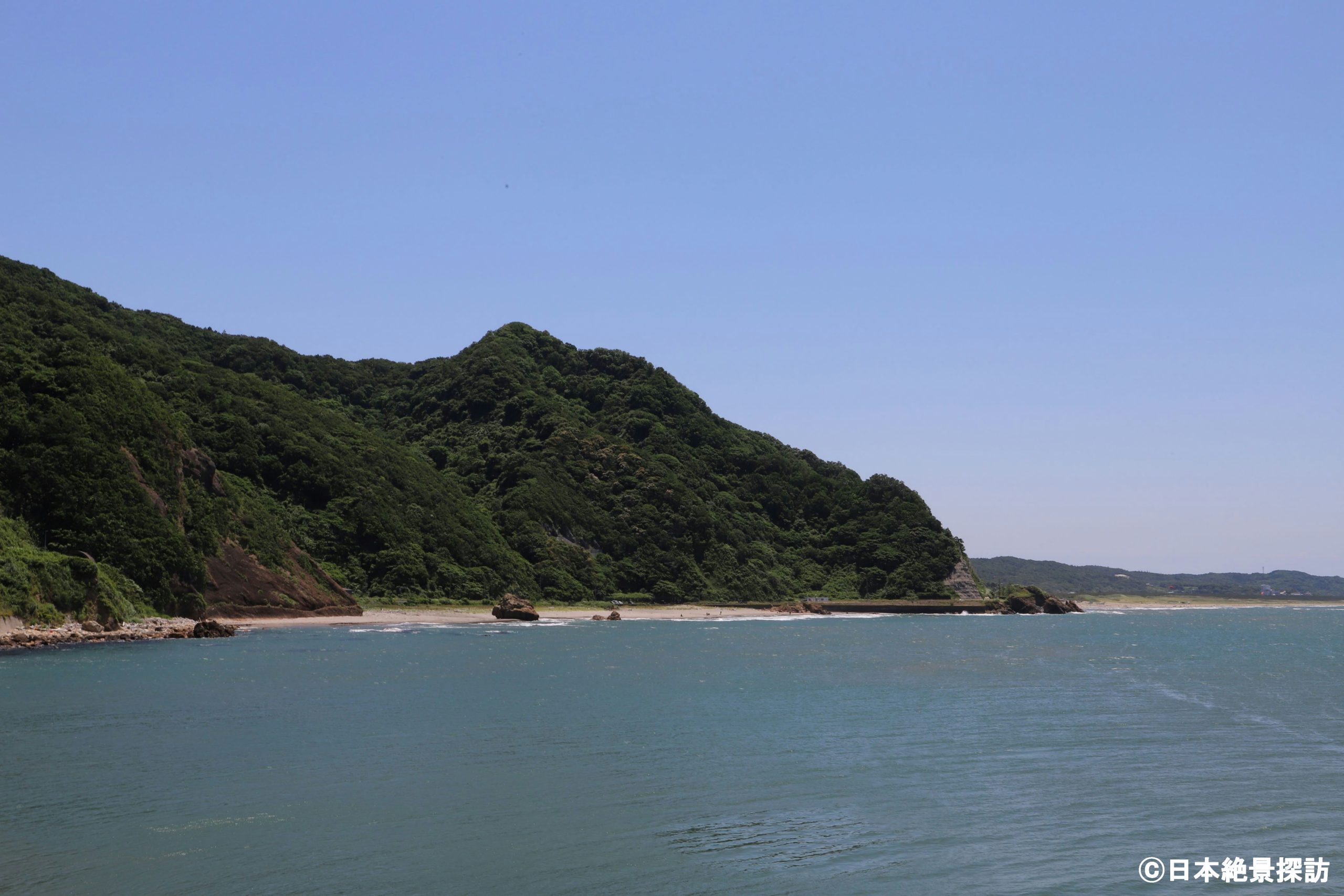 獅子ヶ鼻（新潟県新潟市西蒲区）から見る日本海