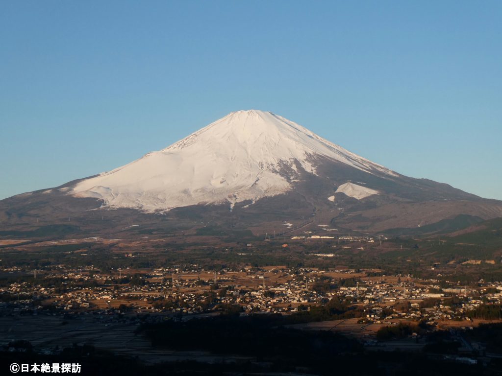 誓いの丘公園（静岡県小山町）から見た富士山
