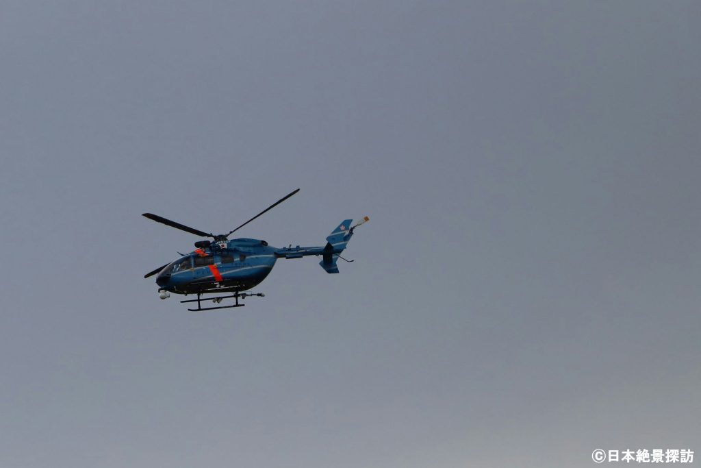 ひこうきの丘（千葉県芝山町）・千葉県警航空隊のヘリコプター「かとり」
