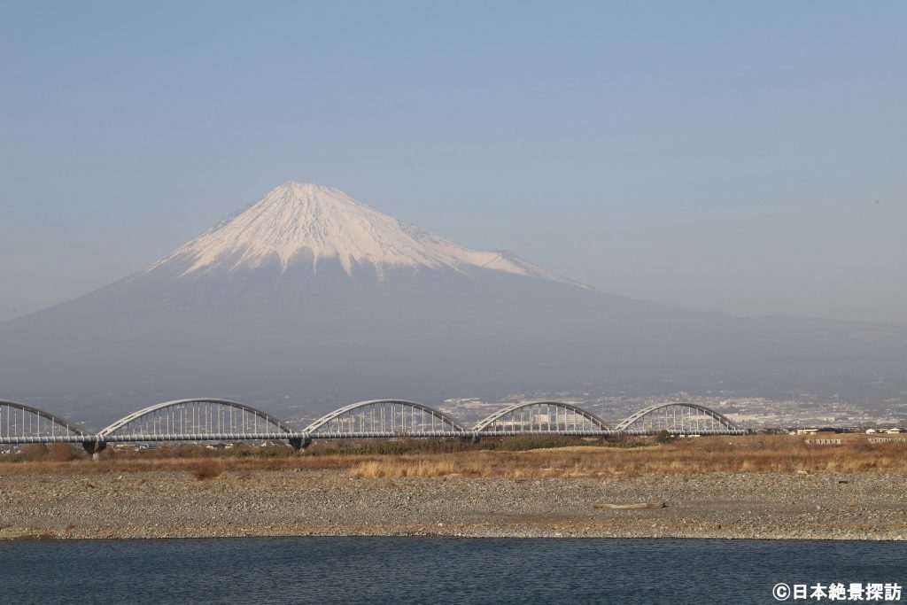 富士川橋梁（静岡県富士市）（北側）