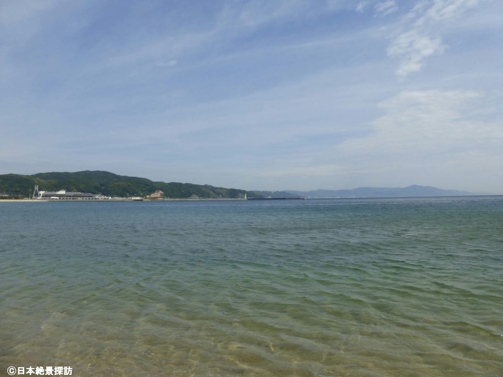 大浜海水浴場（兵庫県洲本市）・透明度の高いビーチ