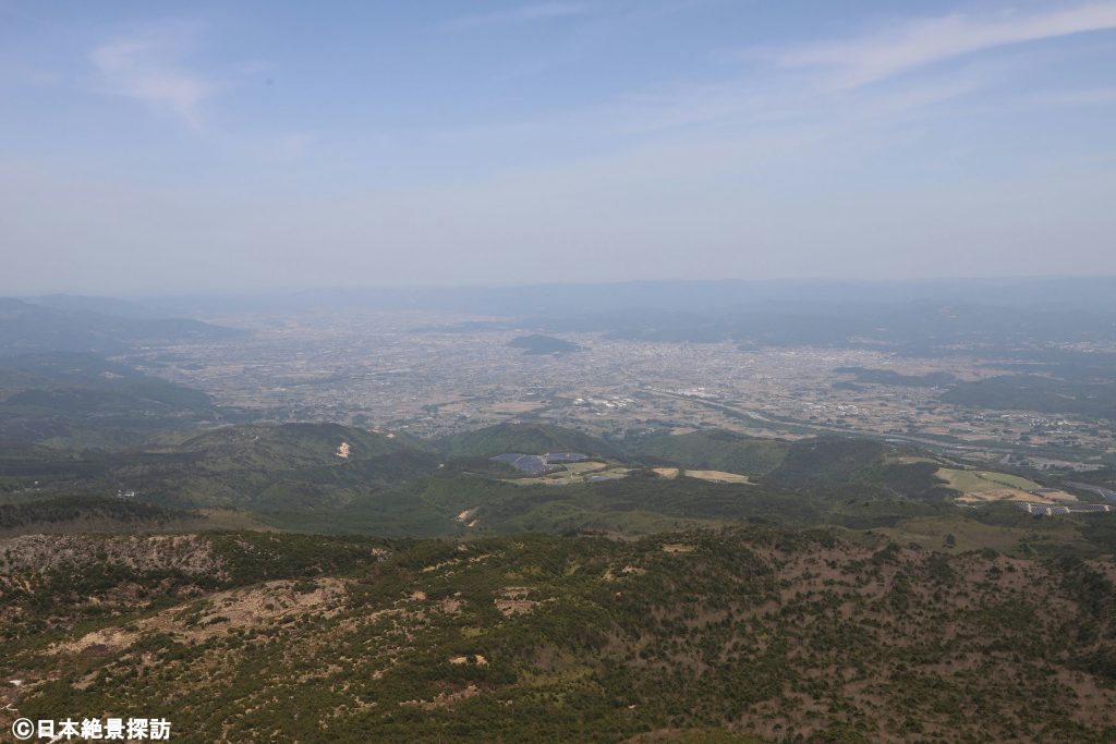浄土平（福島県福島市）・吾妻小富士から見る福島盆地