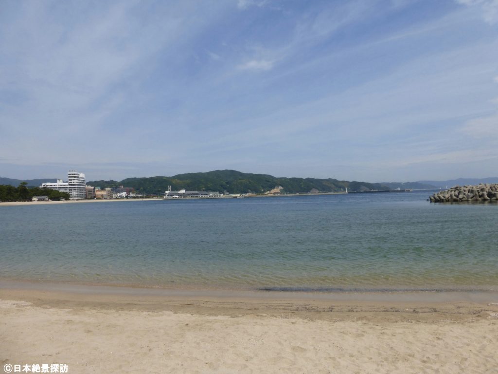 大浜海水浴場（兵庫県洲本市）・砂浜と海