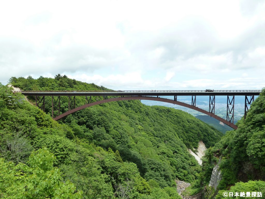 不動沢橋（福島県福島市）・深緑のつばくろ谷