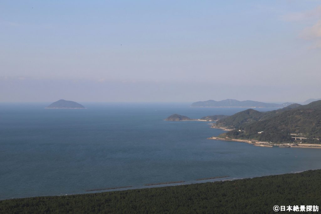 鏡山展望台（佐賀県唐津市）・姫島と糸島半島