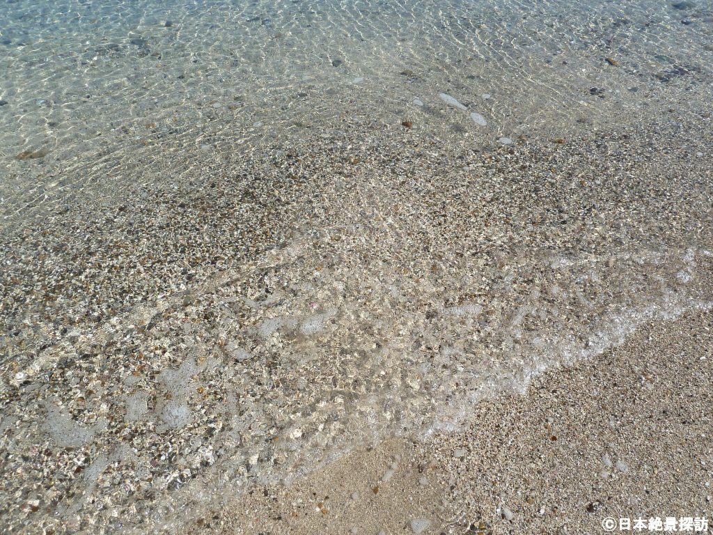 爪木崎（静岡県下田市）・白砂の砂浜
