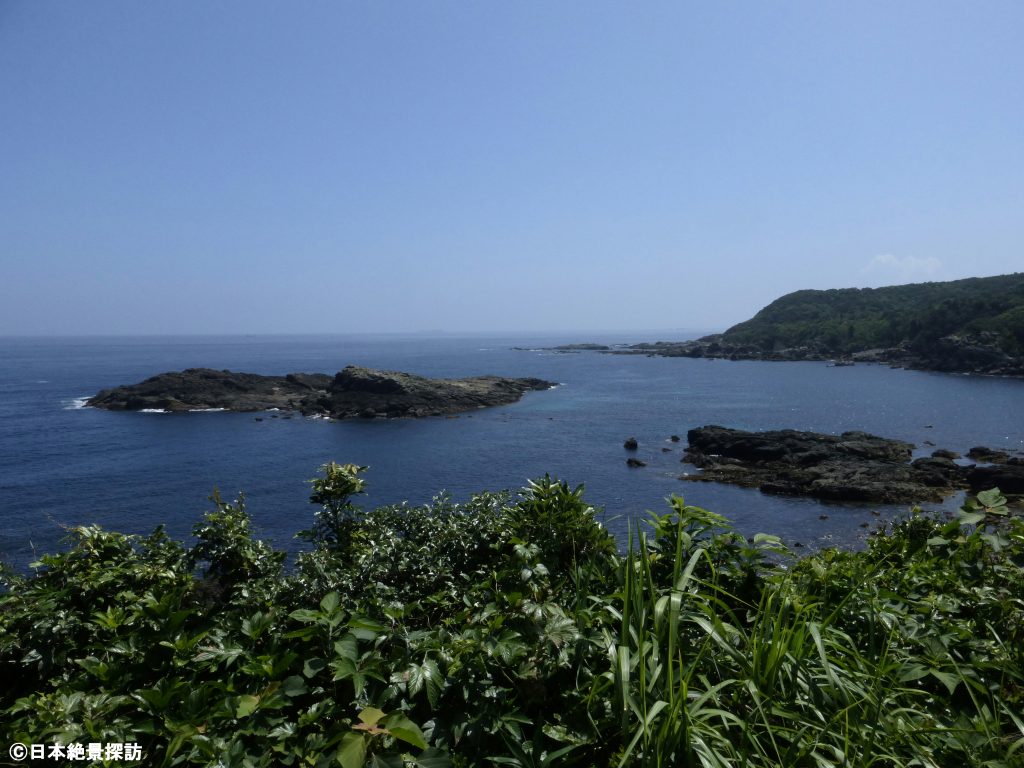 爪木崎（静岡県下田市）南岸の磯