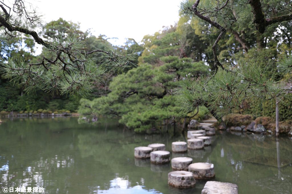 平安神宮（京都府京都市左京区）・松と臥龍橋