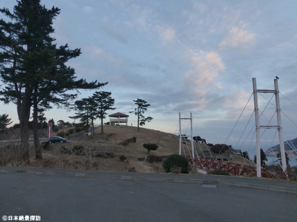 おしか御番所公園（宮城県石巻市）・公園には吊り橋もある