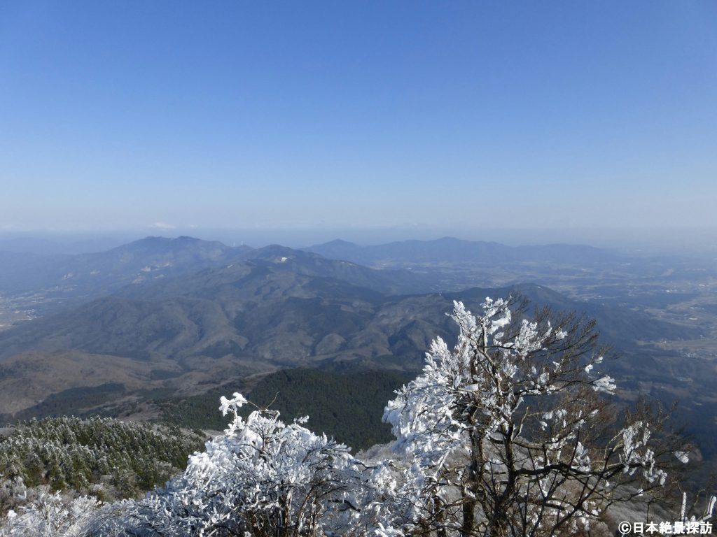 筑波山ロープウェイ（茨城県つくば市）/女体山・筑波連山の山々