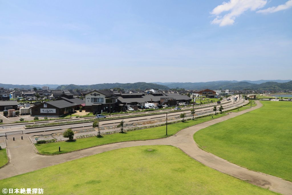 比美乃江公園（富山県氷見市）・道の駅「氷見」番屋街
