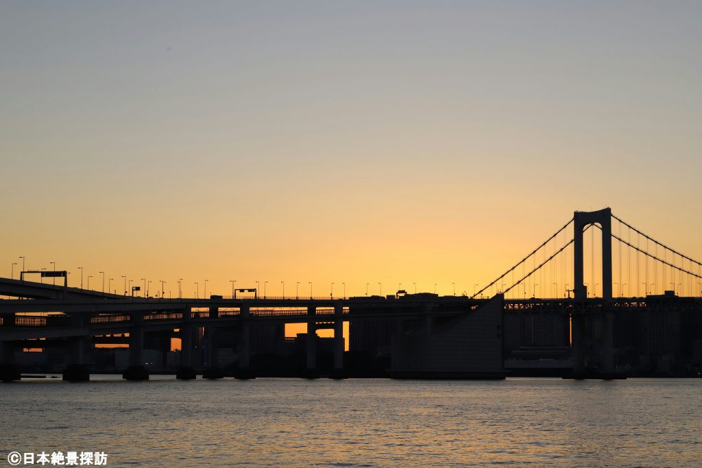 豊洲ぐるり公園（東京都江東区）・有明JCTと台場ランプ