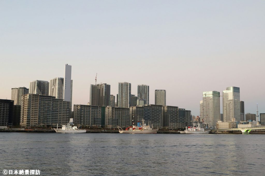 豊洲ぐるり公園（東京都江東区）・晴海のマンション群