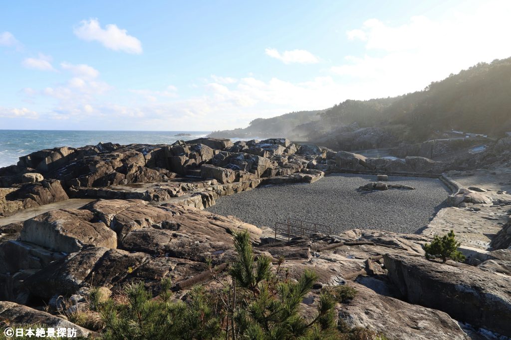 水の無い侍浜海水プール（岩手県久慈市）