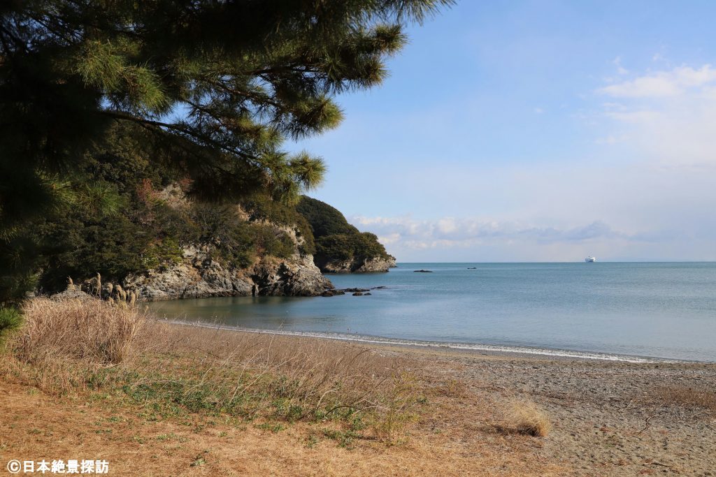 大神子海岸（徳島県徳島市）・美しい海岸線と松